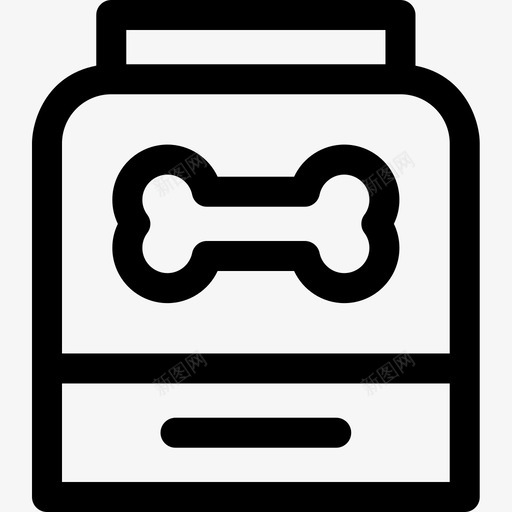 宠物食品宠物36直系图标svg_新图网 https://ixintu.com 宠物 宠物食品 直系