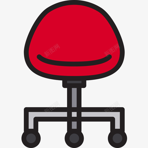 办公椅家装28线颜色图标svg_新图网 https://ixintu.com 办公椅 家装 颜色
