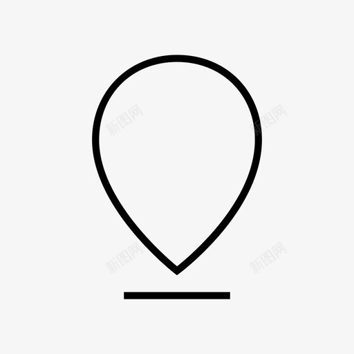 引脚标签地图图标svg_新图网 https://ixintu.com 1em技术 地图 引脚 标签 标记