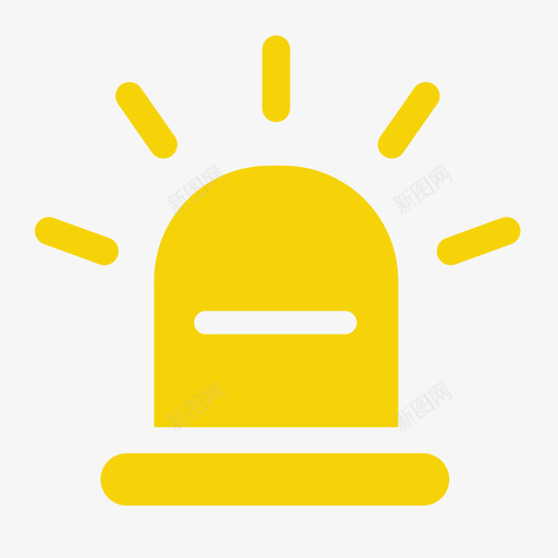 红绿灯2_黄svg_新图网 https://ixintu.com 红绿灯2_黄