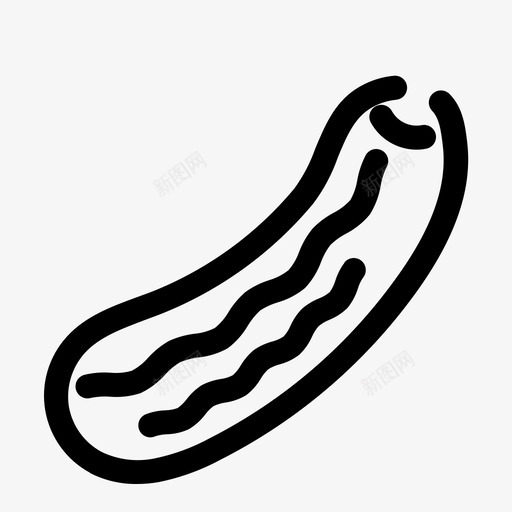 黄瓜有机蔬菜图标svg_新图网 https://ixintu.com 有机 概述 素食 蔬菜 黄瓜