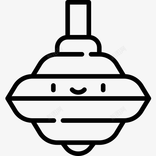 纺纱上衣儿童玩具10直线型图标svg_新图网 https://ixintu.com 儿童玩具10 直线型 纺纱上衣