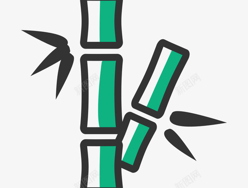 富贵竹svg_新图网 https://ixintu.com 富贵竹