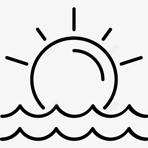 太阳亮度电图标svg_新图网 https://ixintu.com 亮度 天气 太阳 形状