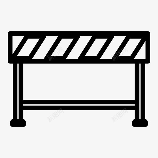 屏障围栏防护图标svg_新图网 https://ixintu.com 围栏 安全 屏障 防护