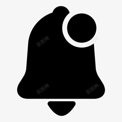通知警报通告图标svg_新图网 https://ixintu.com 图标 注意 滴状 警报 通告 通知 铃声