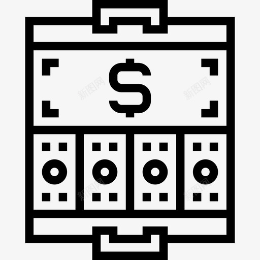 包袱腐败分子线性图标svg_新图网 https://ixintu.com 包袱 线性 腐败分子