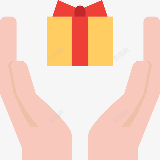 礼物礼物19平的图标svg_新图网 https://ixintu.com 平的 礼物