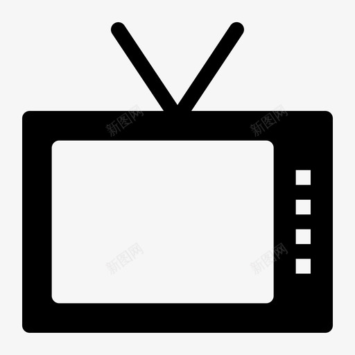 电视显示器监视器图标svg_新图网 https://ixintu.com 图示 屏幕 应用程序 手表 显示器 用户界面 电视 监视器