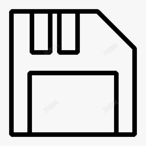 存储卡芯片磁盘图标svg_新图网 https://ixintu.com 存储卡 磁盘 芯片 软盘