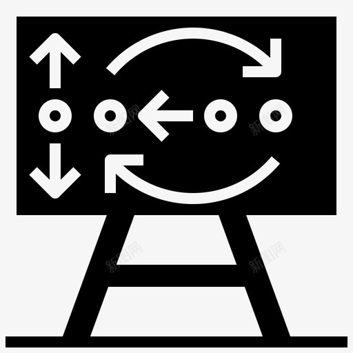 棒球战术棋盘计划图标svg_新图网 https://ixintu.com 位置 棋盘 棒球字形 棒球战术 策略 计划