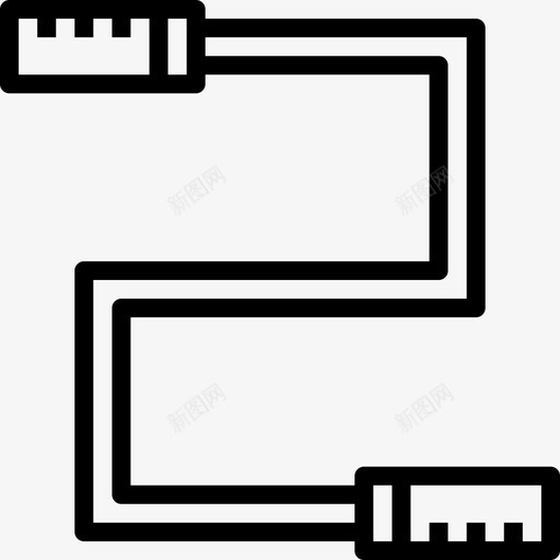 跳绳健身馆2直线型图标svg_新图网 https://ixintu.com 健身馆 直线 线型 跳绳