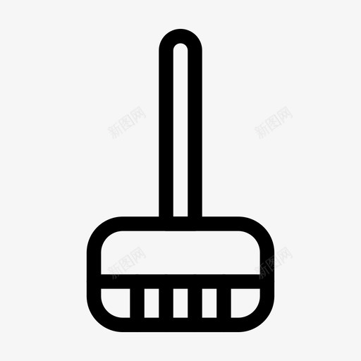 清洁剂界面拖把图标svg_新图网 https://ixintu.com 办公室 图标 工具 拖把 清洁剂 界面 简单