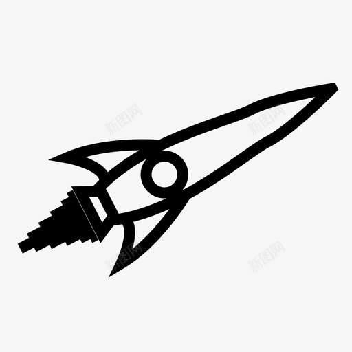 火箭公司飞行图标svg_新图网 https://ixintu.com 公司 合作 团队 成功 火箭 飞行