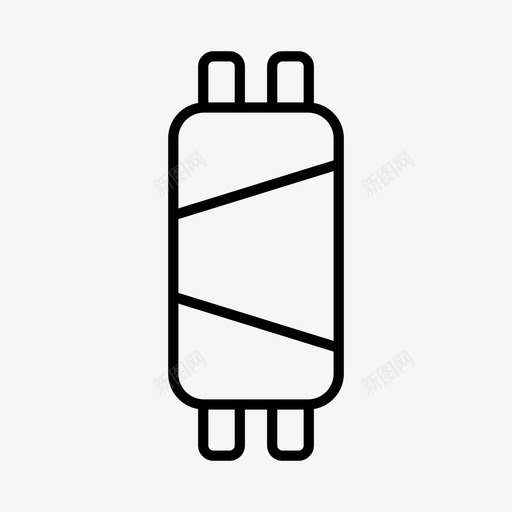 越南卷亚洲卷宣纸卷图标svg_新图网 https://ixintu.com 亚洲 宣纸 春卷 纸卷 越南
