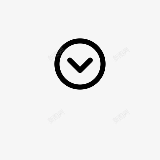 Chevron Down Circlesvg_新图网 https://ixintu.com Chevron Down Circle
