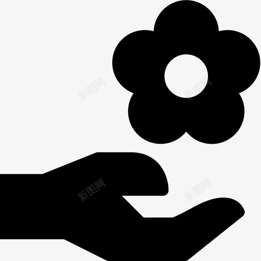 花spa32填充图标svg_新图网 https://ixintu.com spa 填充