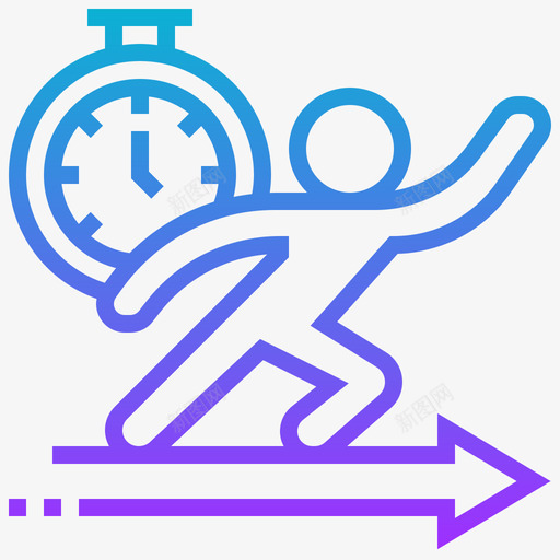 打印scrum过程1渐变图标svg_新图网 https://ixintu.com scrum 打印 渐变 过程