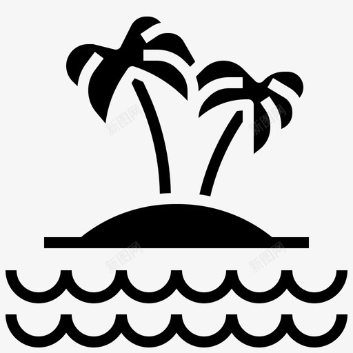 岛潜水37填充图标svg_新图网 https://ixintu.com 填充 潜水
