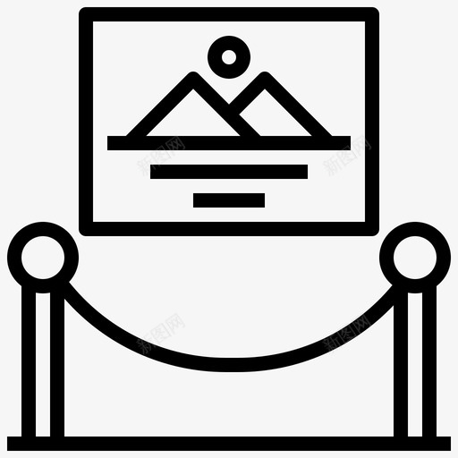 艺术品艺术和展览图标svg_新图网 https://ixintu.com 博物馆 博物馆大纲 展览 绘画 艺术和设计 艺术品