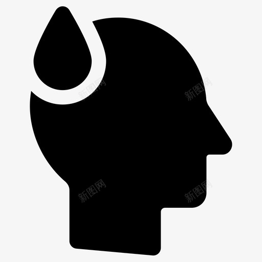 汗水尴尬火辣图标svg_新图网 https://ixintu.com 创意 头脑 害羞 尴尬 汗水 火辣 羞耻