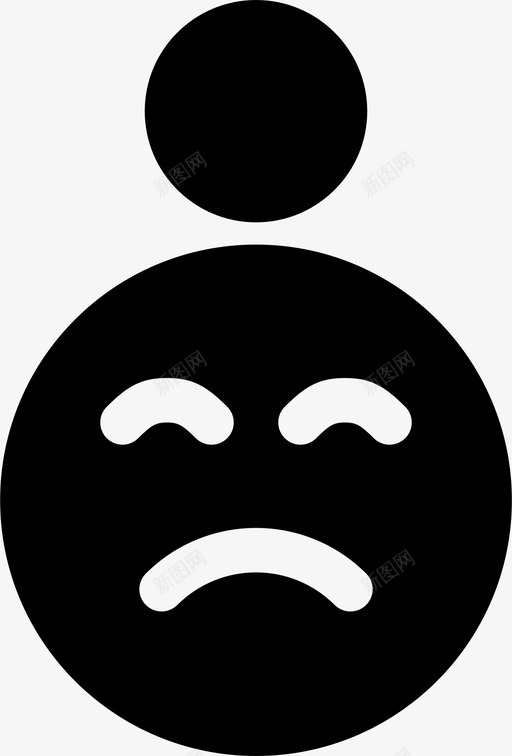 哭脸伤心图标svg_新图网 https://ixintu.com 不开心 伤心 哭 女人 心烦意乱 满脸都是 脸