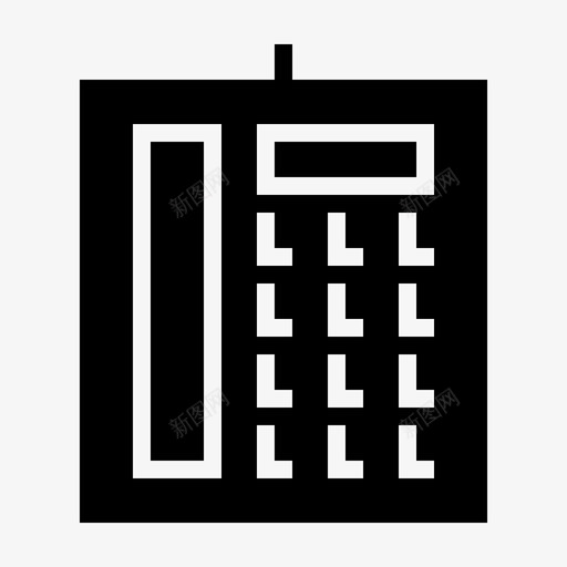 电话通讯工具图标svg_新图网 https://ixintu.com v2 办公室 填充 工具 电话 通讯