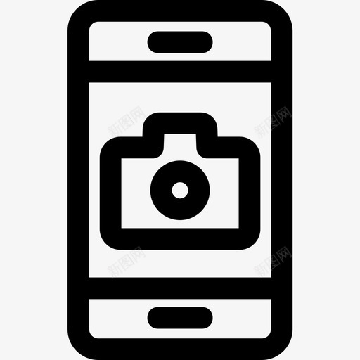 手机摄像头摄影51直线型图标svg_新图网 https://ixintu.com 手机摄像头 摄影51 直线型
