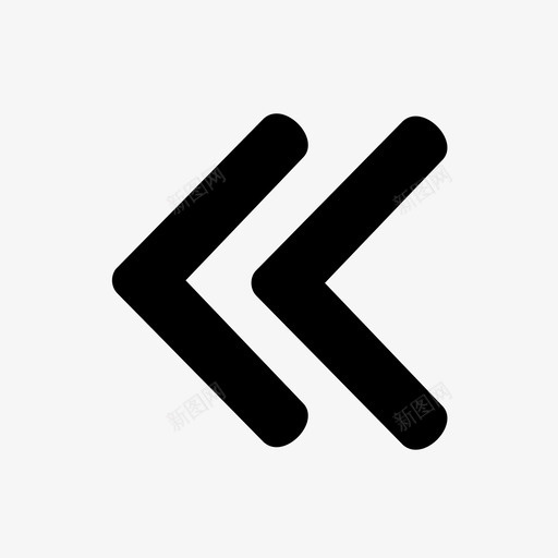 反方向箭头-01svg_新图网 https://ixintu.com 反方向箭头-01