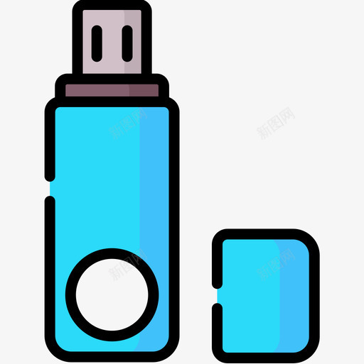 闪存驱动器媒体技术26线性彩色图标svg_新图网 https://ixintu.com 媒体 彩色 技术 线性 闪存 驱动器