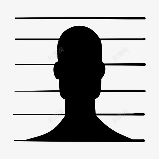 抢劫被告罪犯图标svg_新图网 https://ixintu.com 囚犯 抢劫 抢劫犯 罪犯 被告 身份证