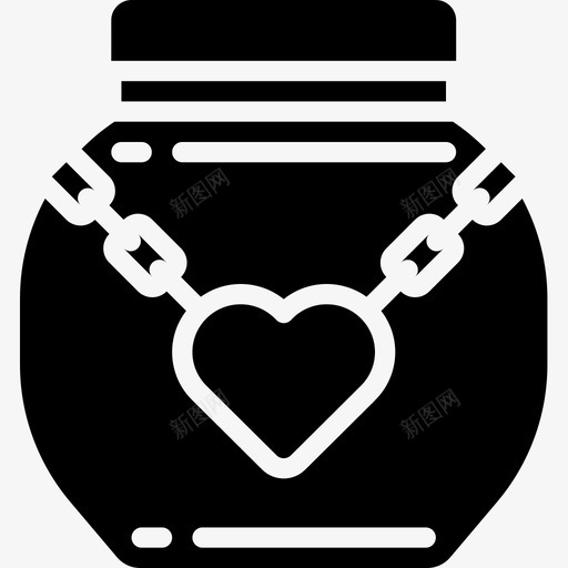 罐子容器2填充图标svg_新图网 https://ixintu.com 填充 容器 罐子