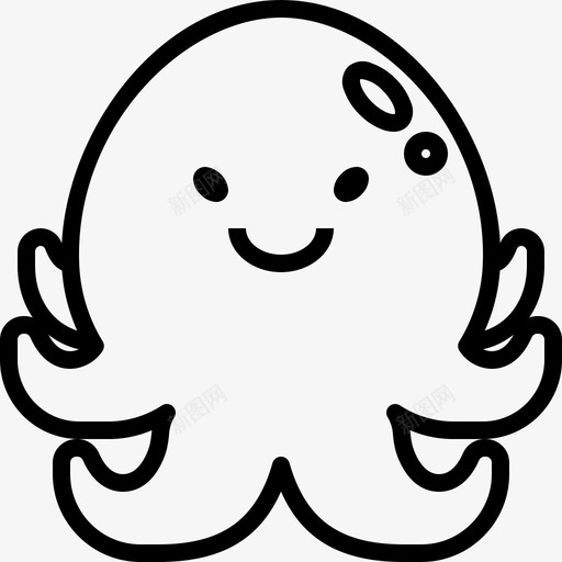 乌贼动物动物化身图标svg_新图网 https://ixintu.com 乌贼 动物 动物化身