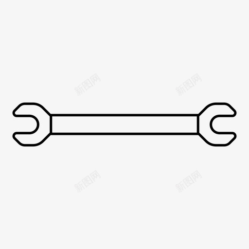 扳手制造建造图标svg_新图网 https://ixintu.com 制造 工作 工具 建造 扳手