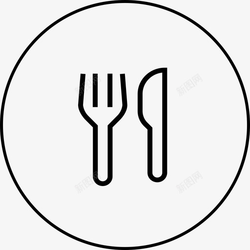 饮食未选中svg_新图网 https://ixintu.com 饮食未选中