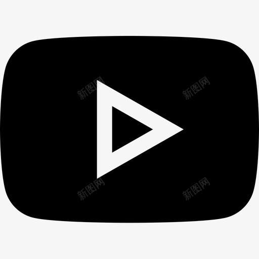 Youtube社交媒体98填充图标svg_新图网 https://ixintu.com Youtube 填充 媒体 社交
