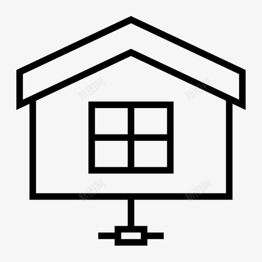 家庭网络互联网技术局域网图标svg_新图网 https://ixintu.com 互联网 协议 家庭 局域网 技术 网络