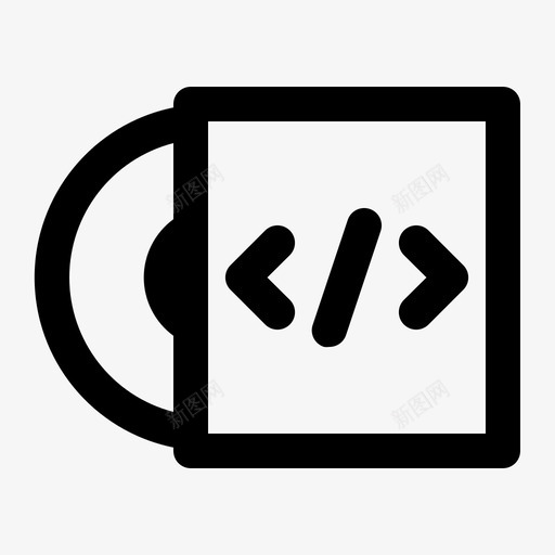 软件光盘数据电子商务图标svg_新图网 https://ixintu.com 光盘 数据 文件 电子商务 线性 软件