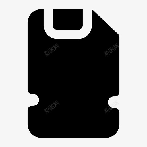 microsd设备硬件图标svg_新图网 https://ixintu.com microsd 内存 存储器 硬件 计算机硬件字形 设备