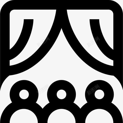 电影院电影院52大纲图标svg_新图网 https://ixintu.com 大纲 电影院 电影院52
