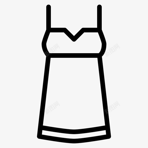采购产品睡衣服装时尚图标svg_新图网 https://ixintu.com 女装 时尚 服装 采购产品睡衣