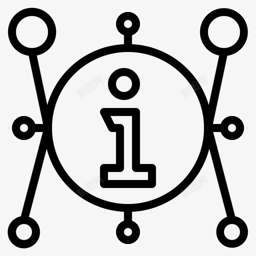 信息网络人员图标svg_新图网 https://ixintu.com 人员 信息 媒体 接待 网络 职业