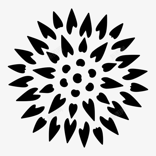 桔梗花草药植物疗法图标svg_新图网 https://ixintu.com 桔梗 植物 疗法 草药