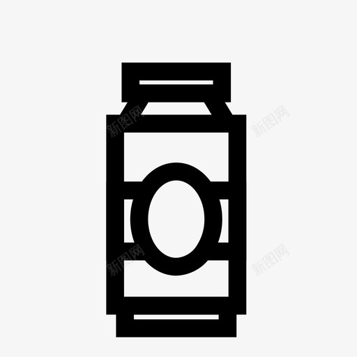啤酒罐酒精饮料图标svg_新图网 https://ixintu.com 啤酒 收藏 罐头 酒吧 酒精 酒罐 饮料