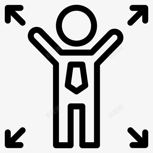 商业人机会图标svg_新图网 https://ixintu.com 商业 机会 用户