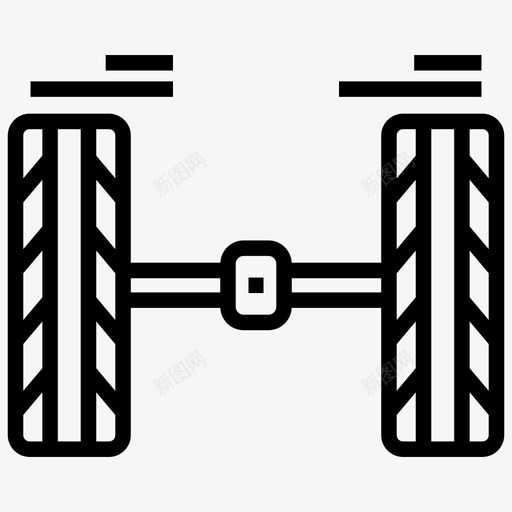汽车悬架系统汽车配件车架图标svg_新图网 https://ixintu.com 减震器 图标 悬架 汽车 汽车配件 系统 维修服务 车架