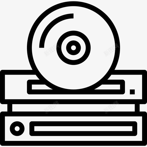 线性计算机数据存储盘图标svg_新图网 https://ixintu.com 存储 数据 线性 计算机