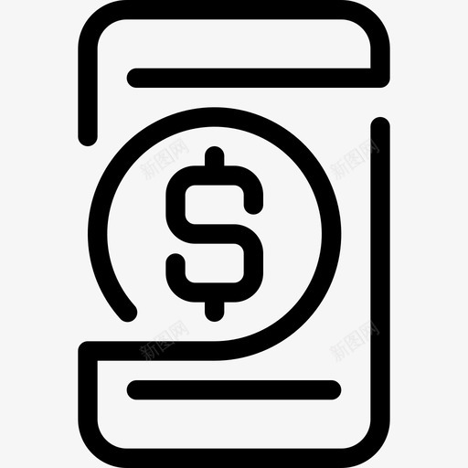 移动支付银行商务图标svg_新图网 https://ixintu.com 商务 手机 支付 支付方 方式 智能 流程 移动 购物 银行