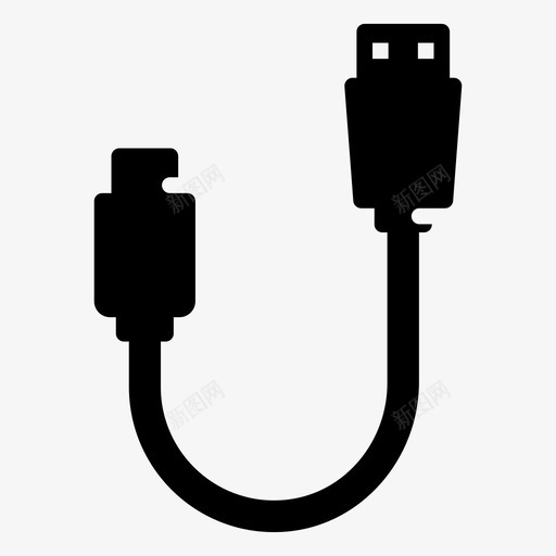 usb接口线数据线usb线图标svg_新图网 https://ixintu.com usb 图标 字形 接口 插头 摄影 数据线