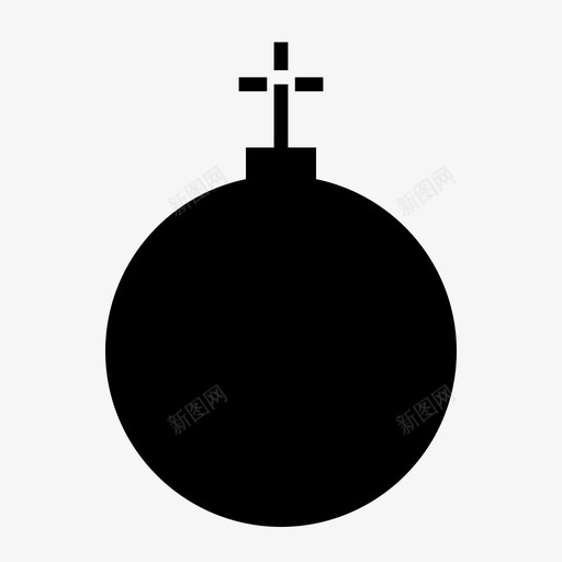 炸弹危险标志爆炸物图标svg_新图网 https://ixintu.com 危险标志 手榴弹 手雷 技术 武器 炸弹 爆炸物